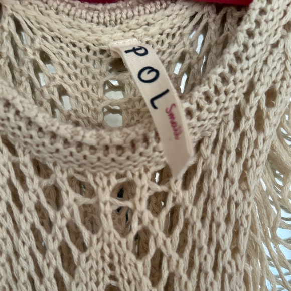 Pol crochet maxi dress with fringe. NWOT - Picture 5 of 6